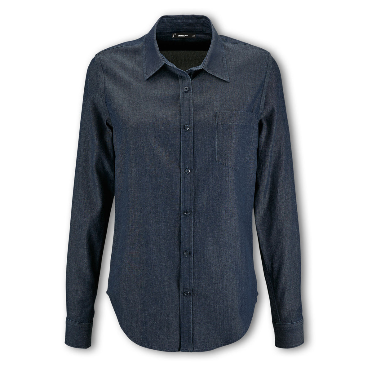 SOLS Barry Women's Denim Shirt - Denim Brut