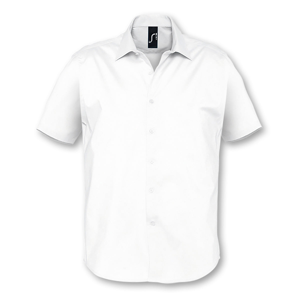 SOLS Broadway Short Sleeve Shirt - White