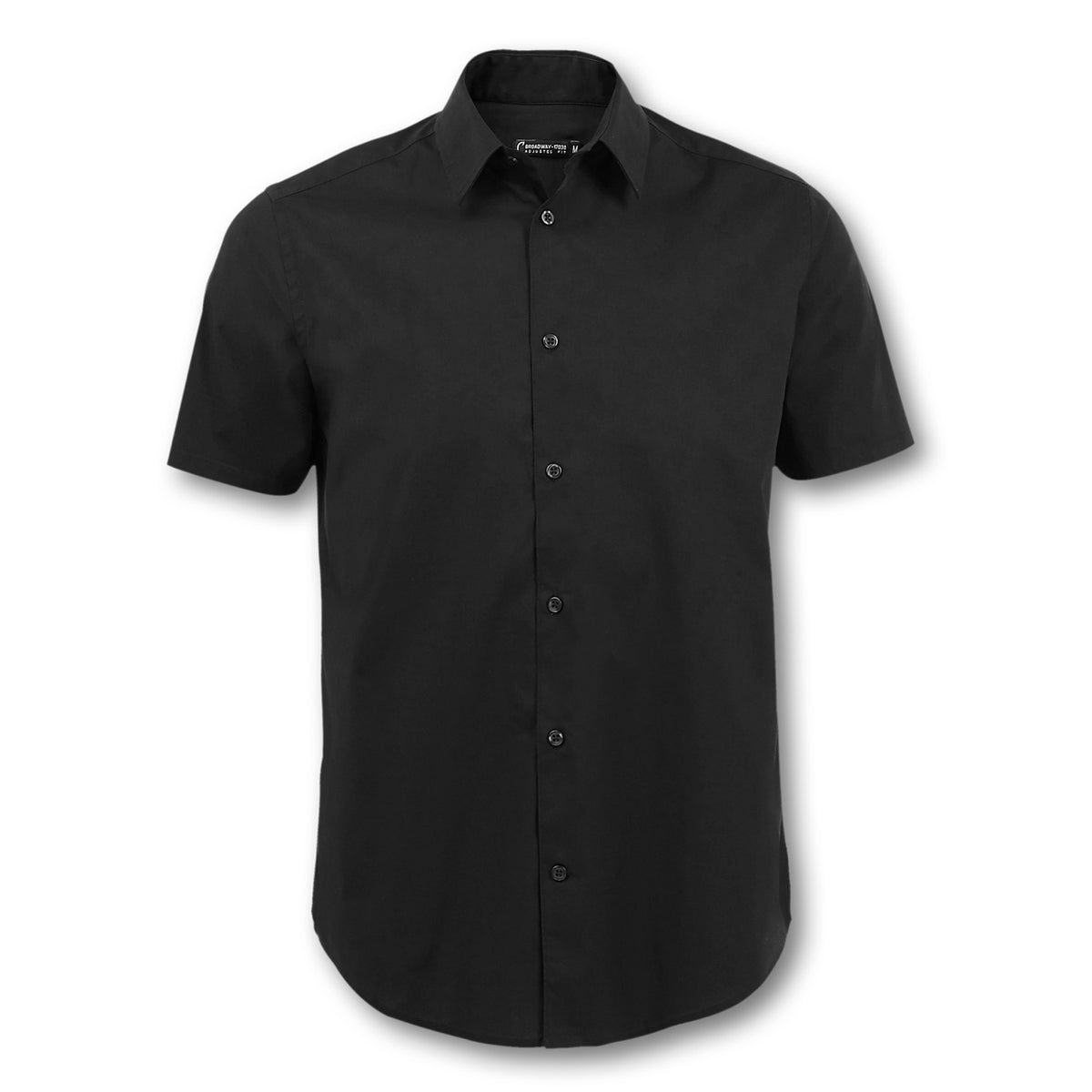 SOLS Broadway Short Sleeve Shirt - Black
