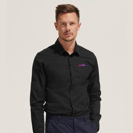 SOLS Blake Men's Long Sleeve Shirt - Feature