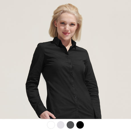 SOLS Blake Women's Long Sleeve Shirt - Main