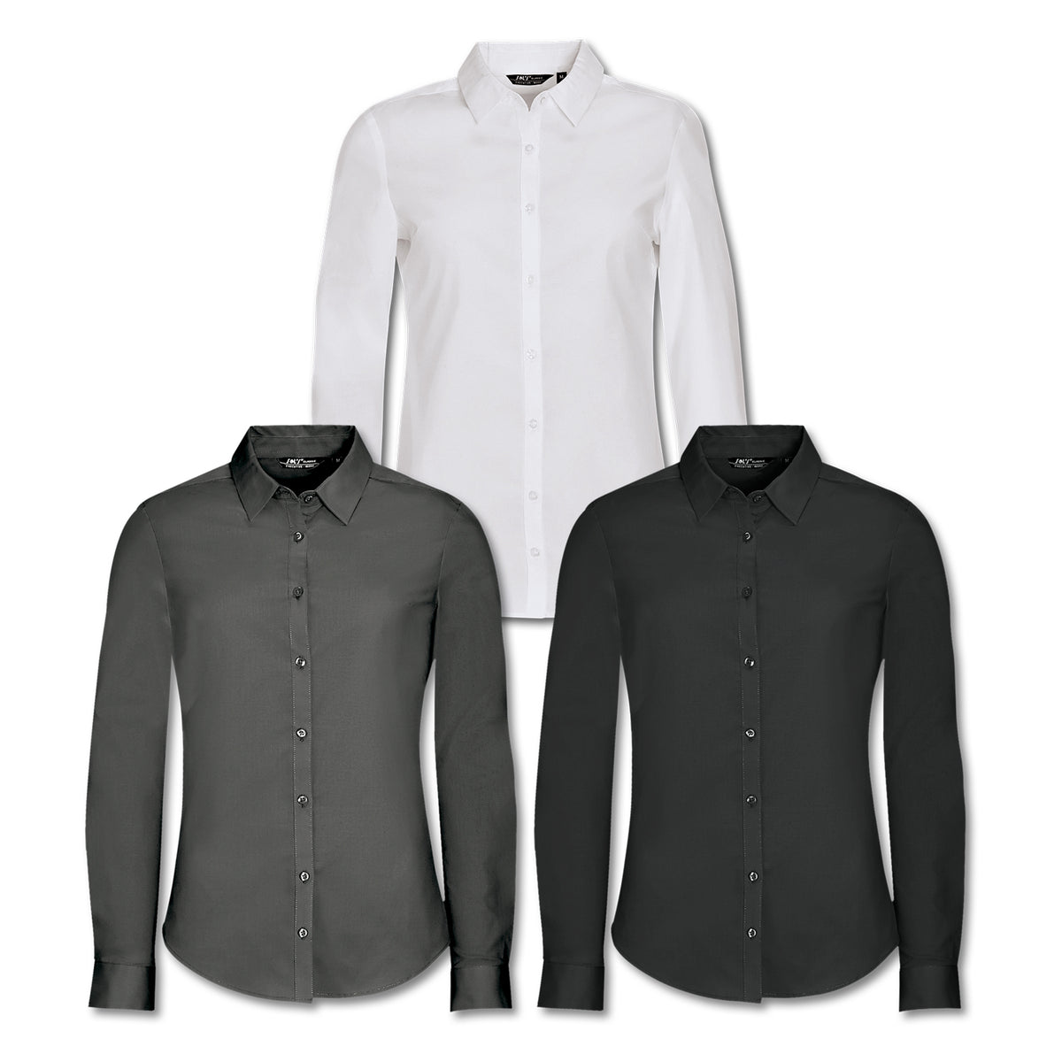 SOLS Blake Women's Long Sleeve Shirt - Colour Range