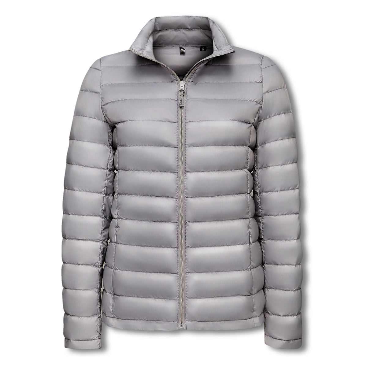 SOLS Wilson Women's Puffer Jacket - Silver