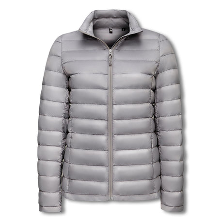 SOLS Wilson Women's Puffer Jacket - Silver