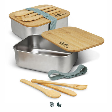 Stainless Steel Lunch Box with Cutlery - Impact Aware