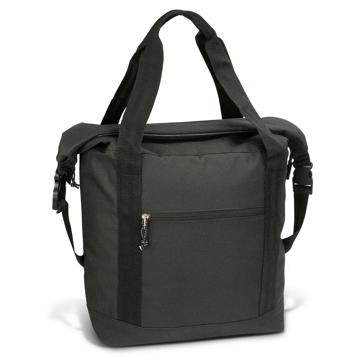 Roll Top Cooler Bag - Black