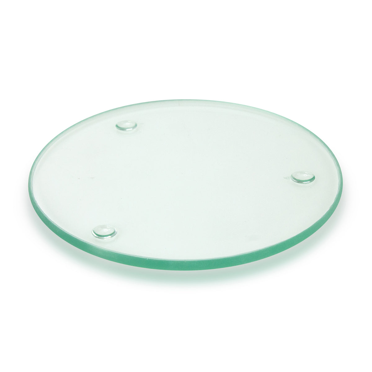 Venice Single Glass Coaster Round - Full Colour - Clear