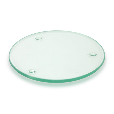 Venice Single Glass Coaster Round - Full Colour - Clear