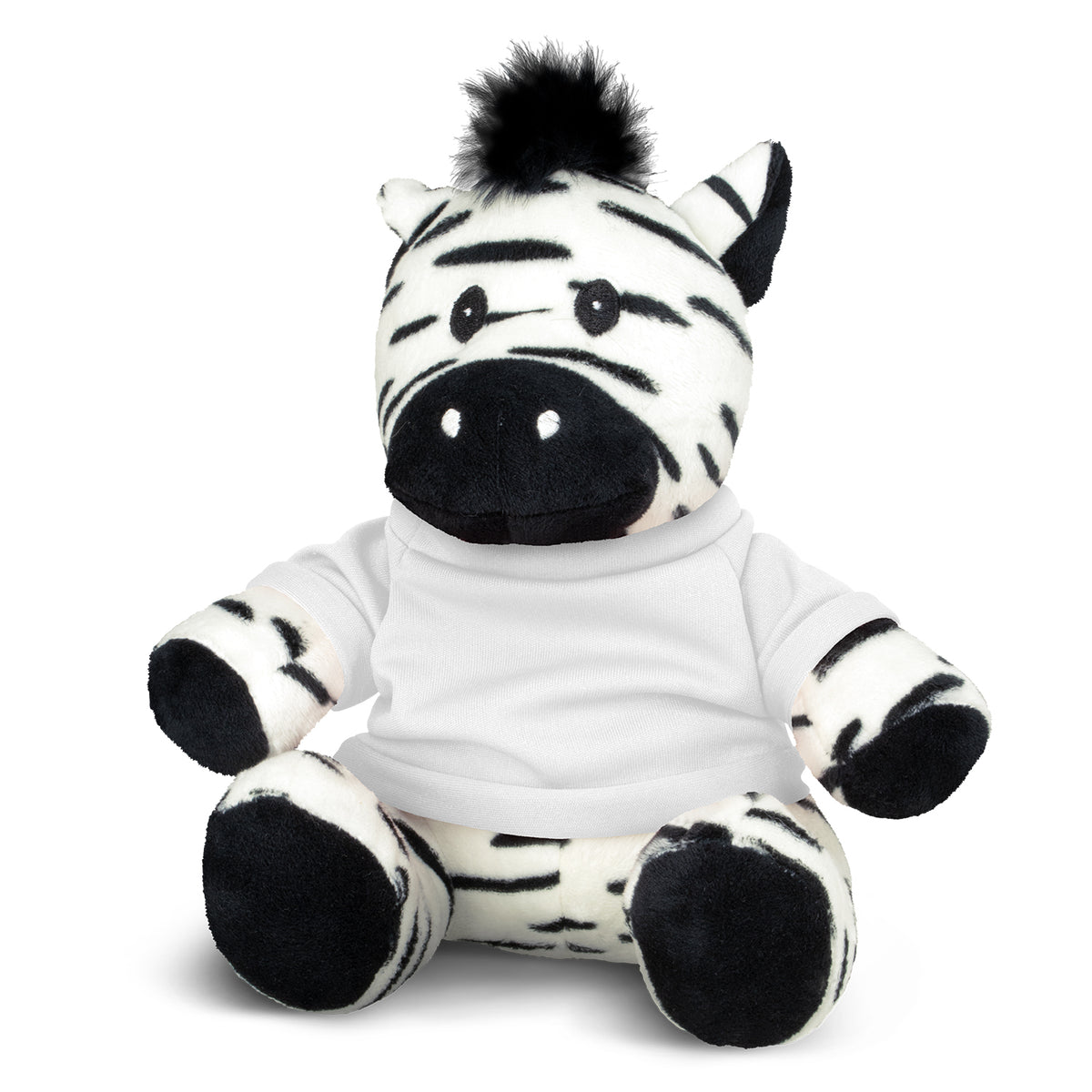 Zebra Plush Toy - White