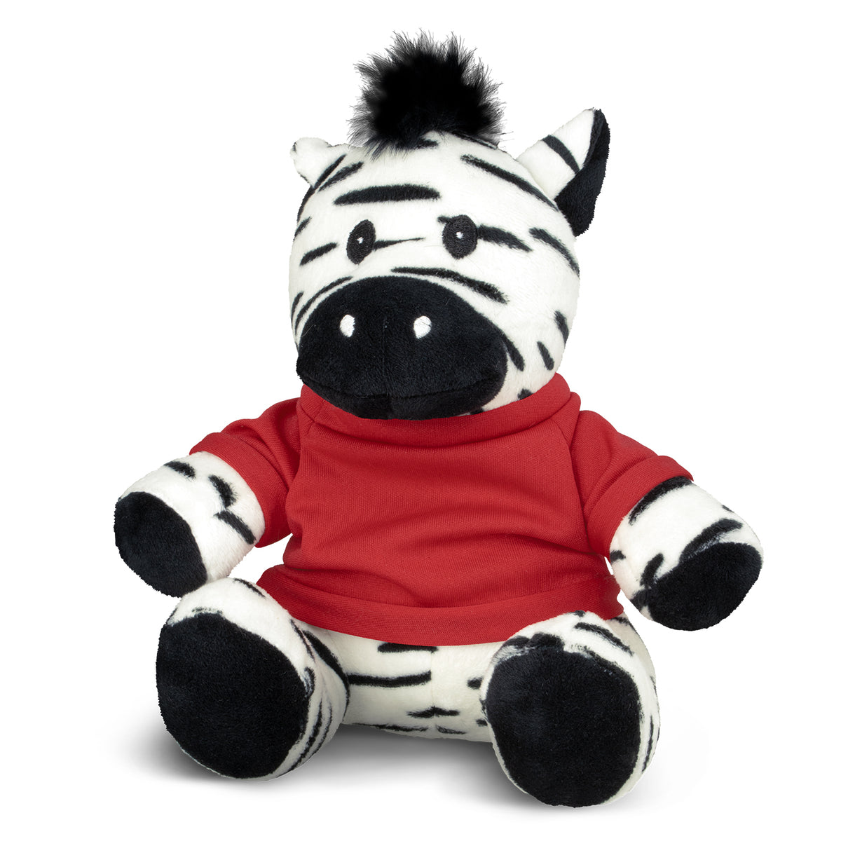 Zebra Plush Toy - Red