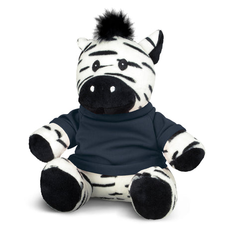 Zebra Plush Toy - Navy