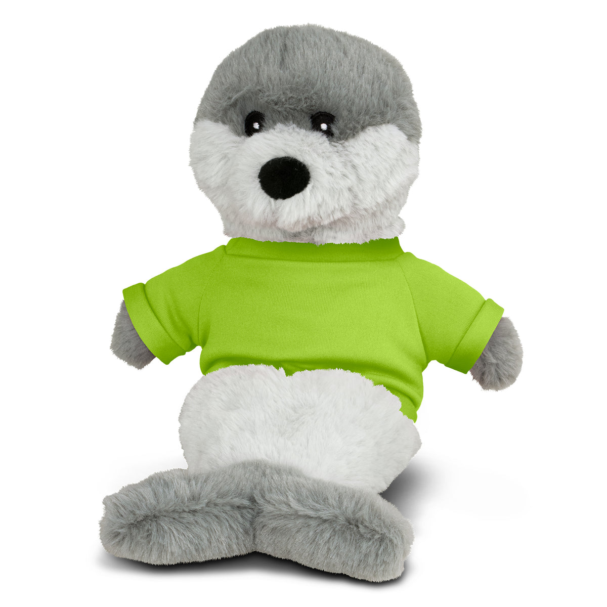 Seal Plush Toy - Bright Green