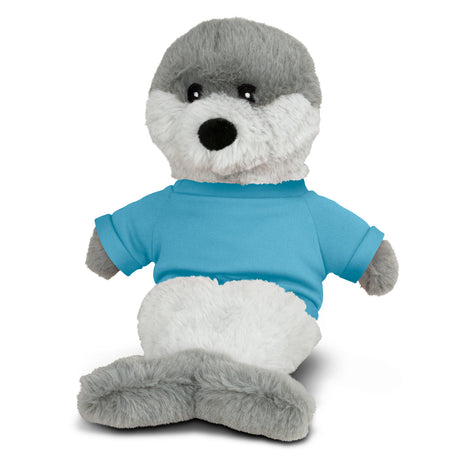 Seal Plush Toy - Light Blue