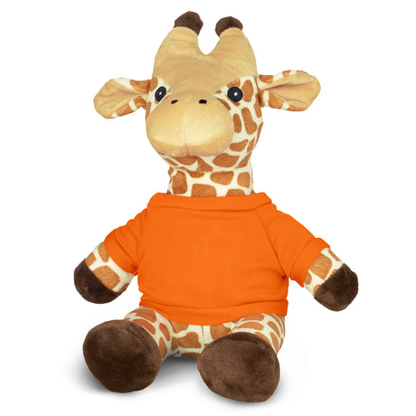 Giraffe Plush Toy - Orange