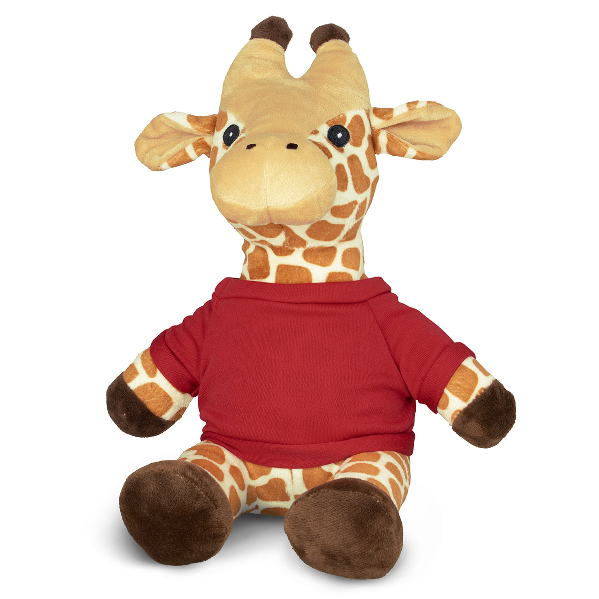 Giraffe Plush Toy - Red