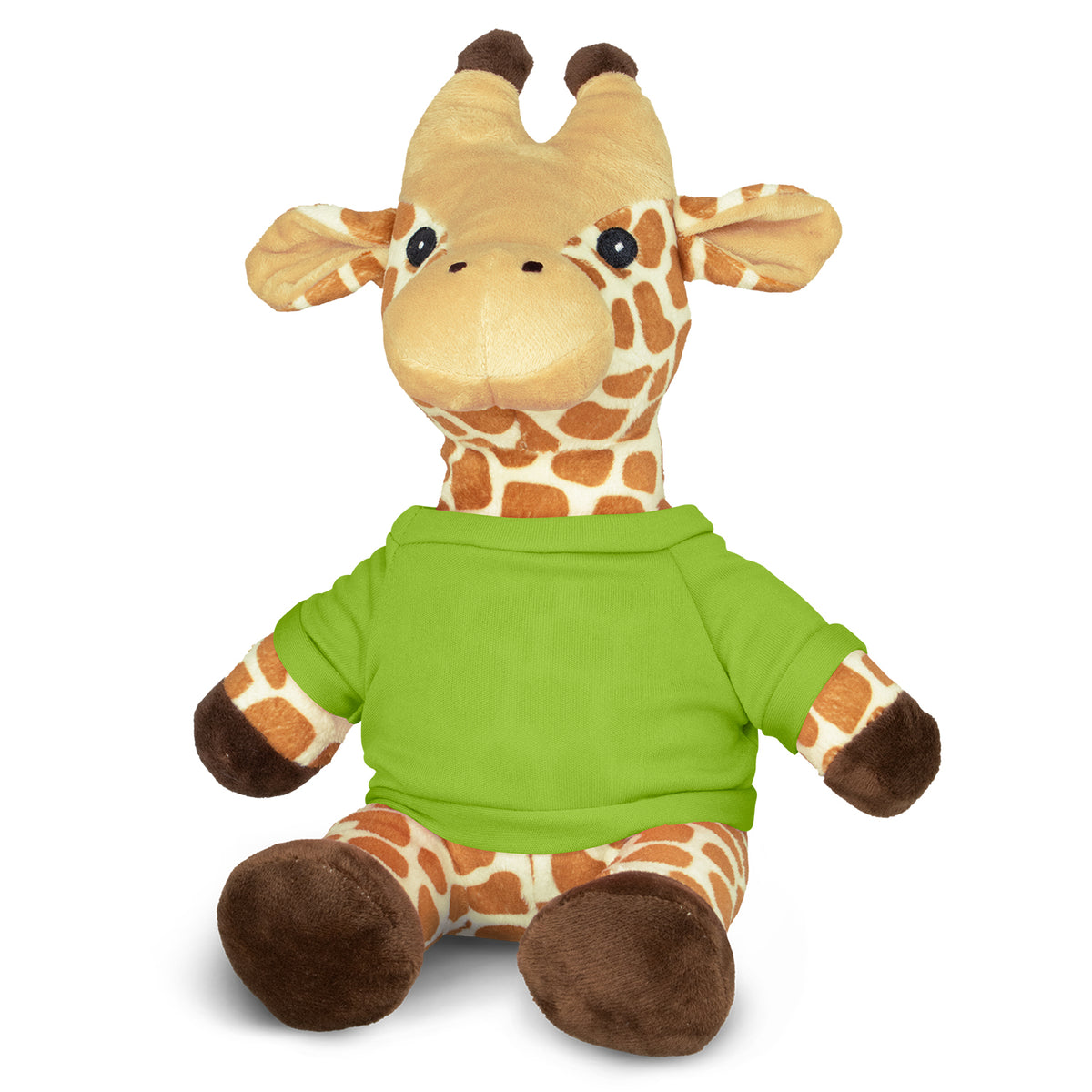 Giraffe Plush Toy - Bright Green