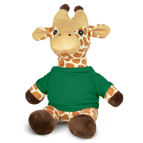 Giraffe Plush Toy - Dark Green