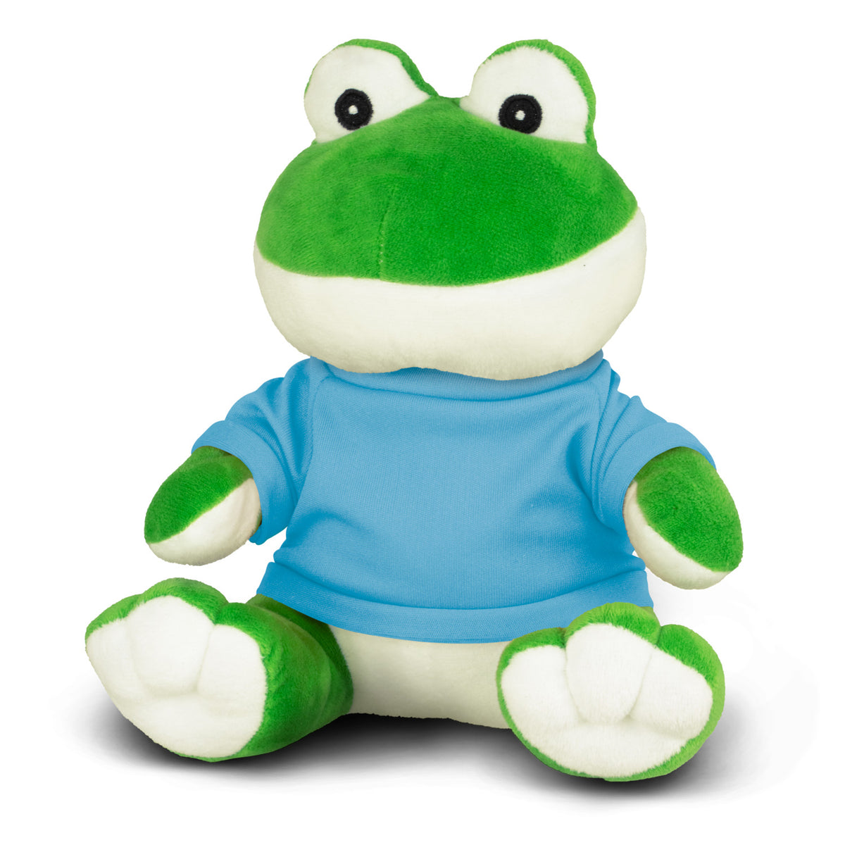 Frog Plush Toy - Light Blue