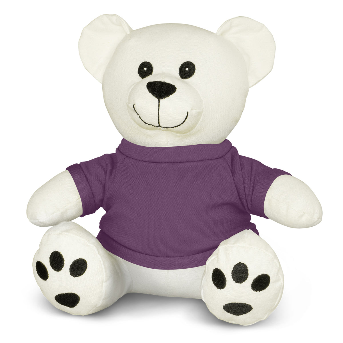 Cotton Bear Plush Toy - Purple