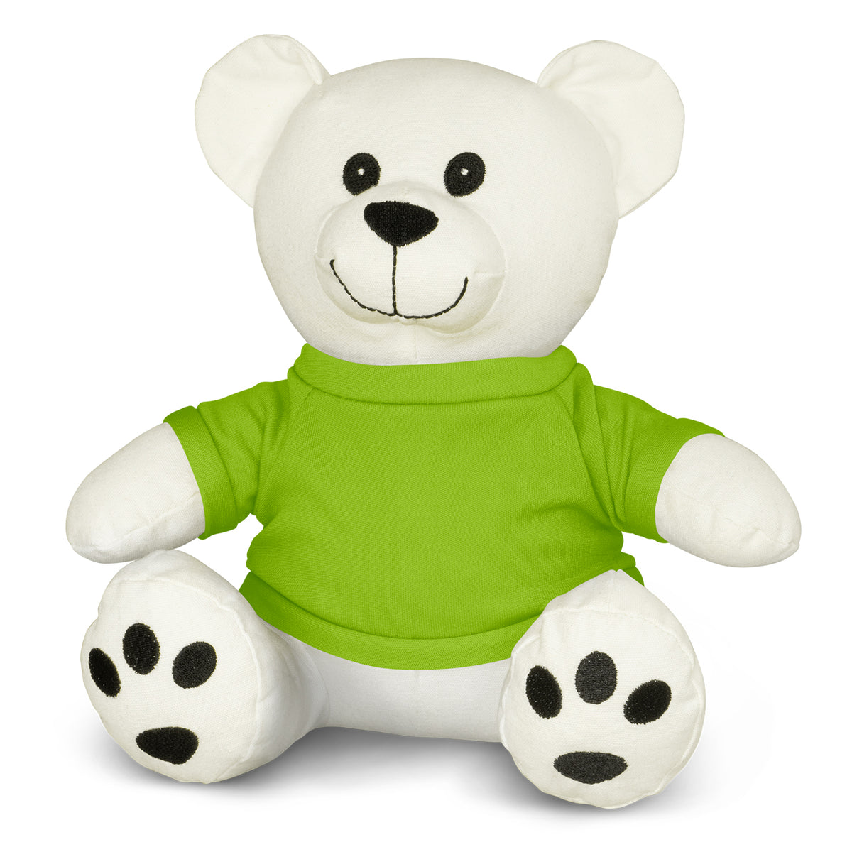 Cotton Bear Plush Toy - Bright Green