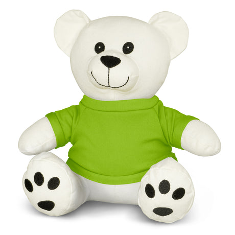 Cotton Bear Plush Toy - Bright Green