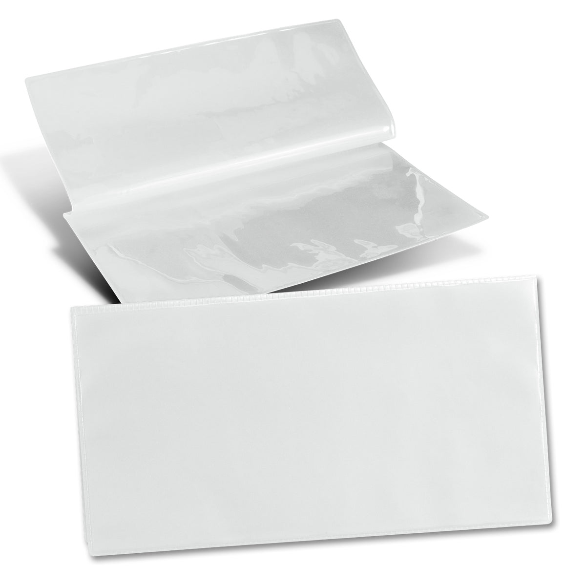 Vinyl Travel Wallet - White