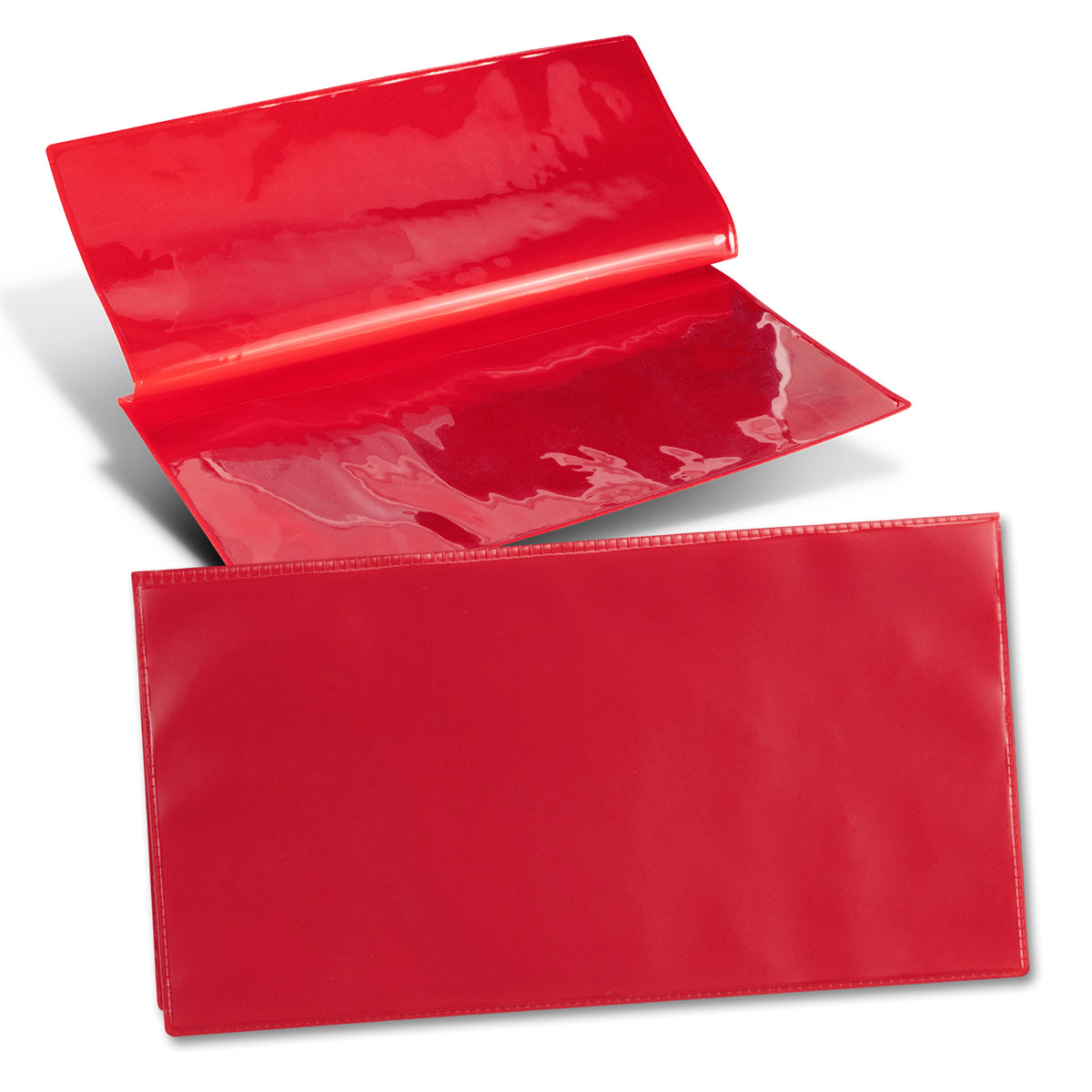 Vinyl Travel Wallet - Red