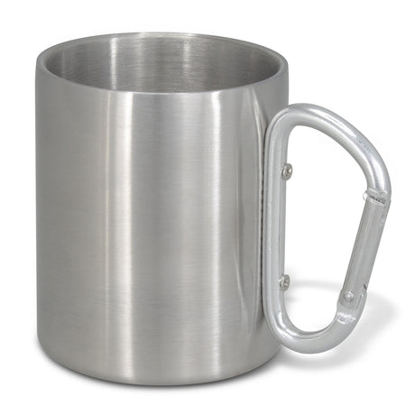 Carabiner Coffee Mug - Silver