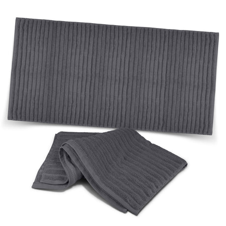 Palms Luxury Towel - Charcoal
