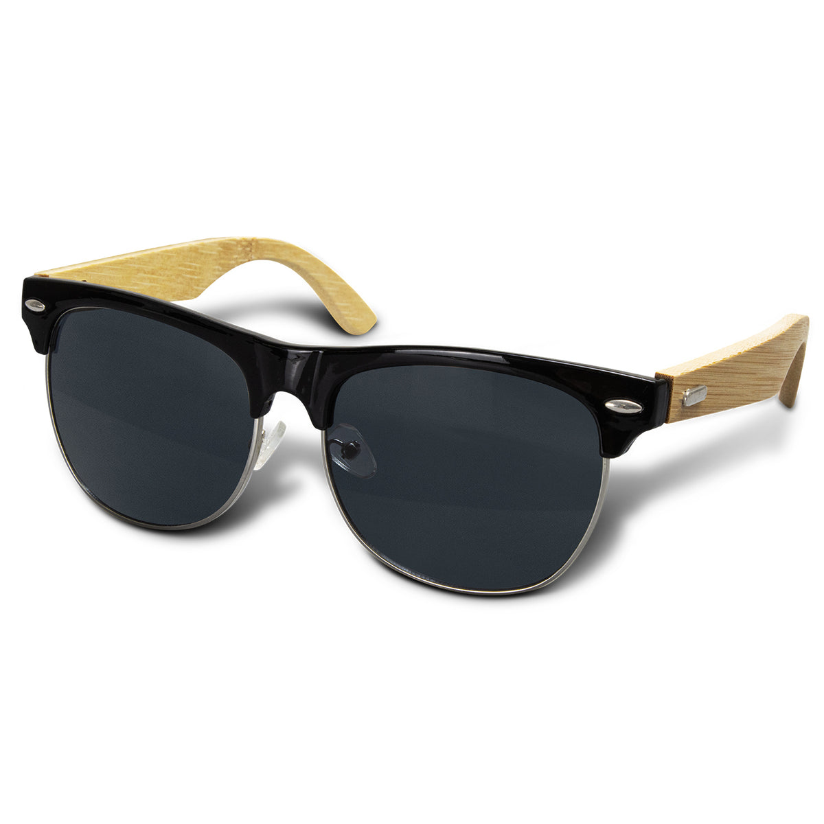 Maverick Sunglasses - Bamboo - Black