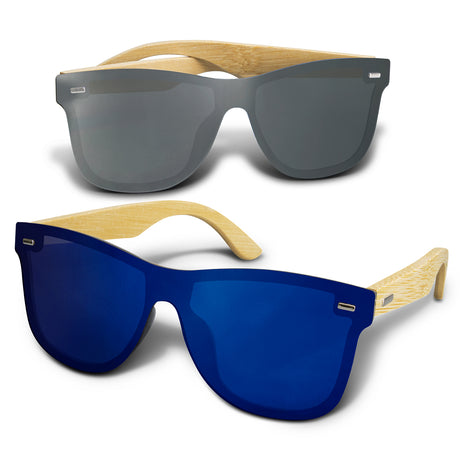 Ryder Mirror Lens Sunglasses - Bamboo - Main