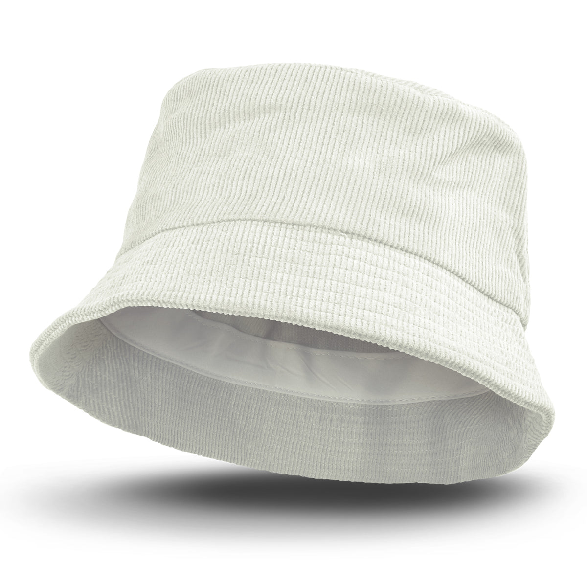 Madura Corduroy Bucket Hat - White