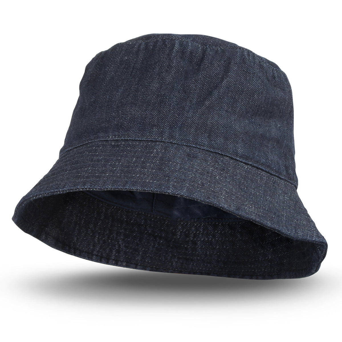 Beverley Denim Bucket Hat - Navy