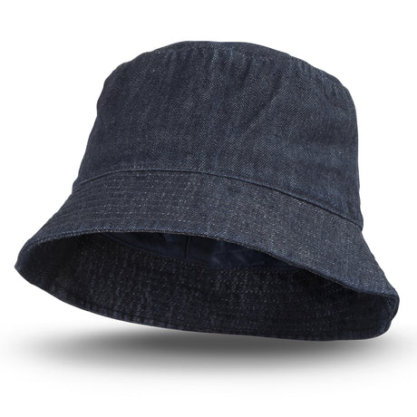 Beverley Denim Bucket Hat - Navy