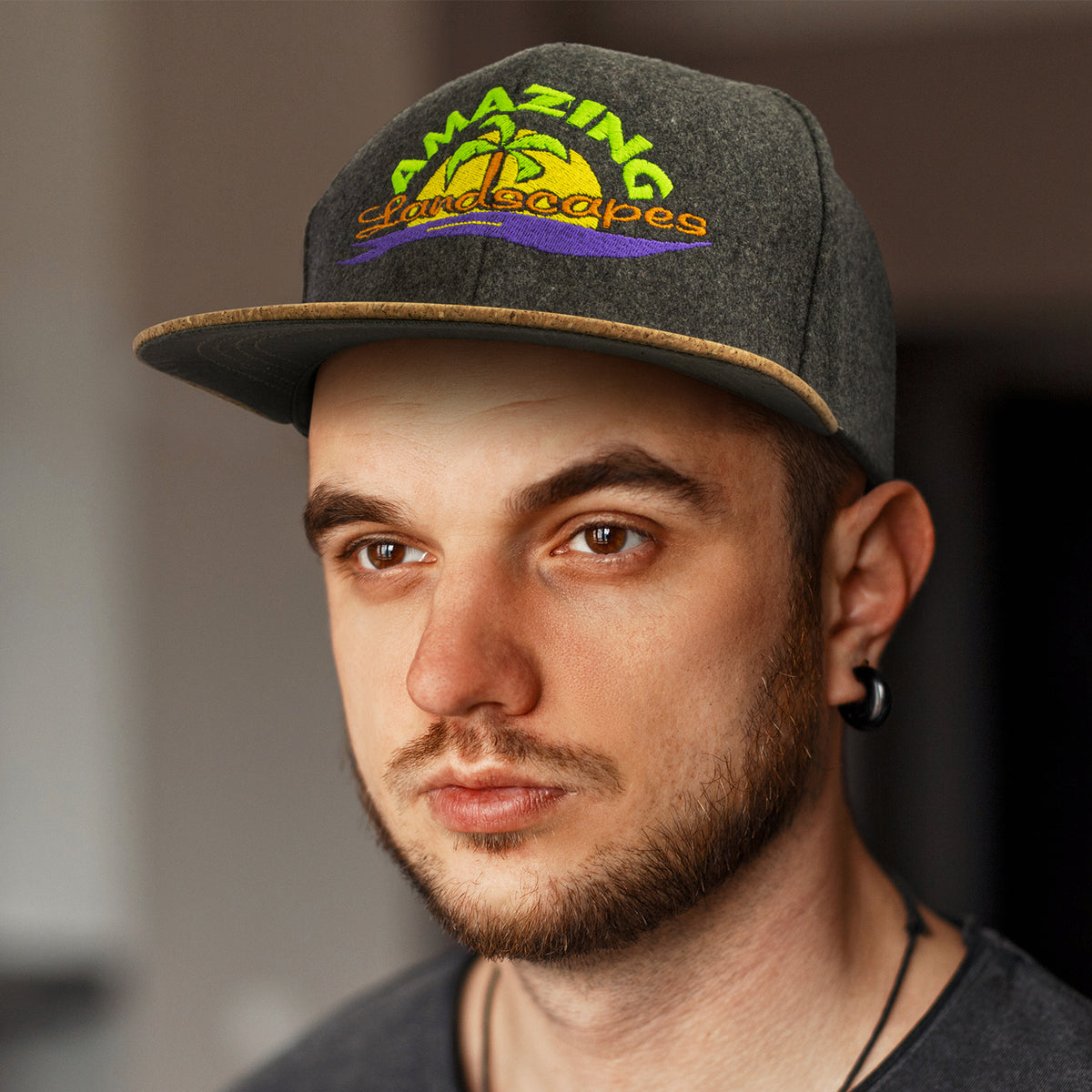 Anchor Flat Peak Cap - Feature