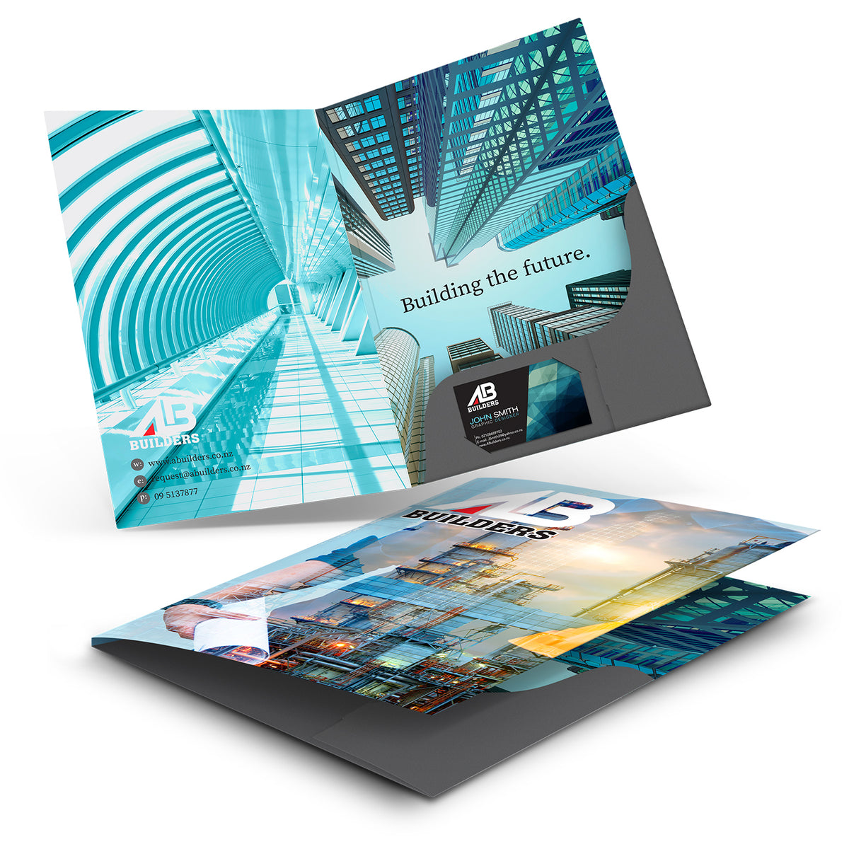 A4 Presentation Folder with Spine - Main