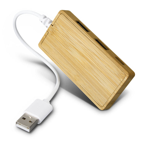 Bamboo USB Hub - Back