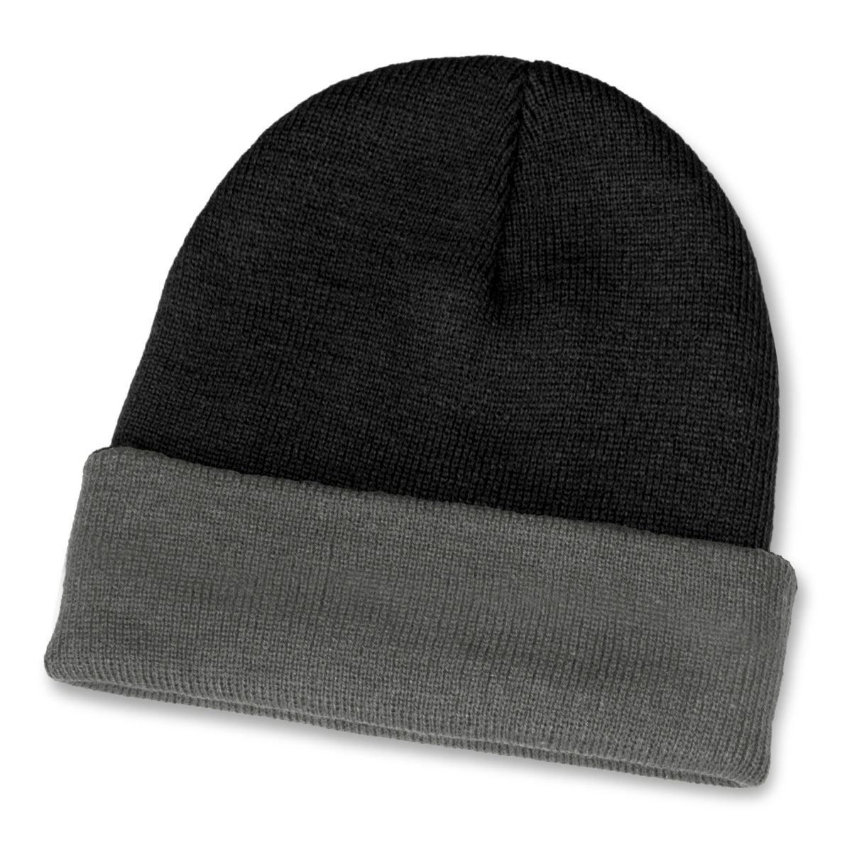 Everest Two Toned Beanie - Black/Grey