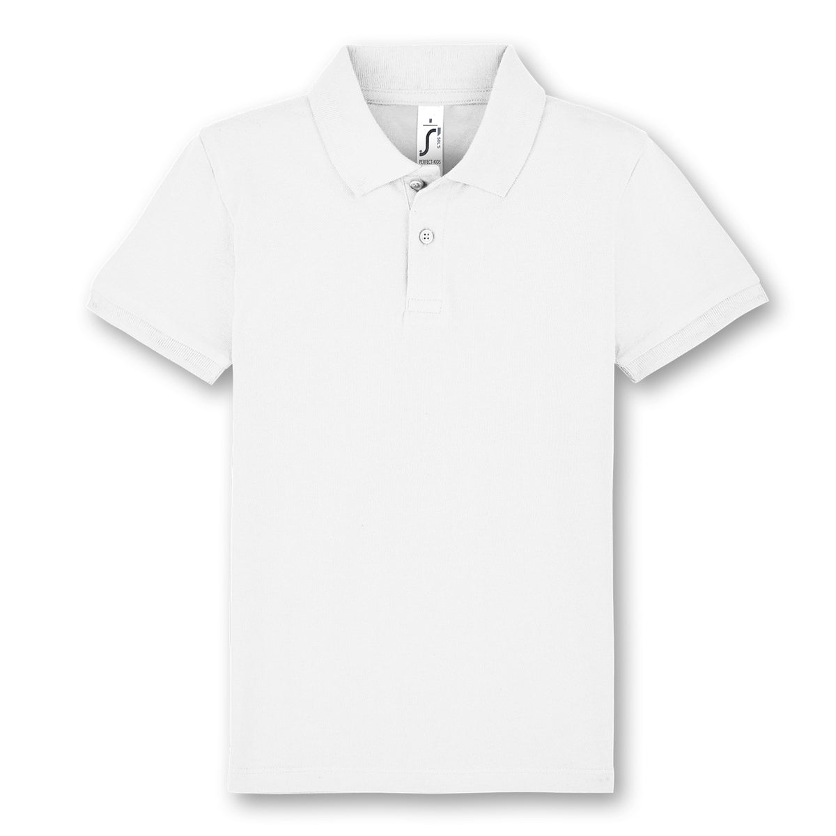 SOLS Perfect Kids Polo T-shirt - White