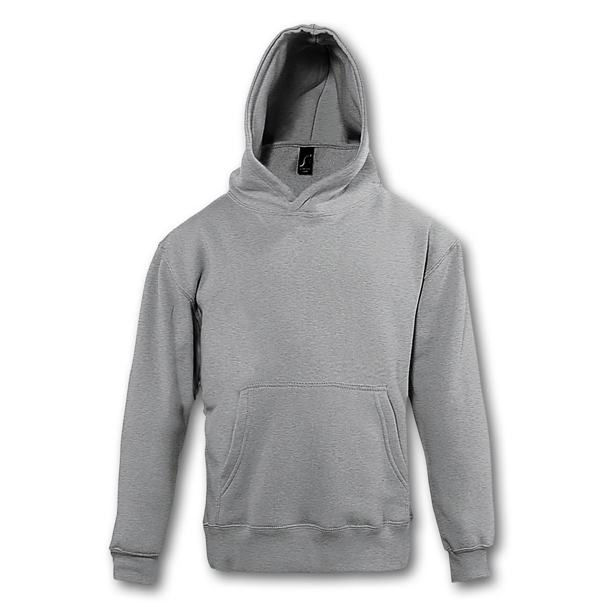 SOLS Slam Kids Hooded Sweatshirt - Grey Melange