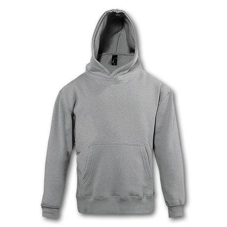 SOLS Slam Kids Hooded Sweatshirt - Grey Melange