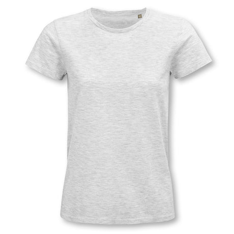 SOLS Pioneer Womens Organic T-Shirt - Ash