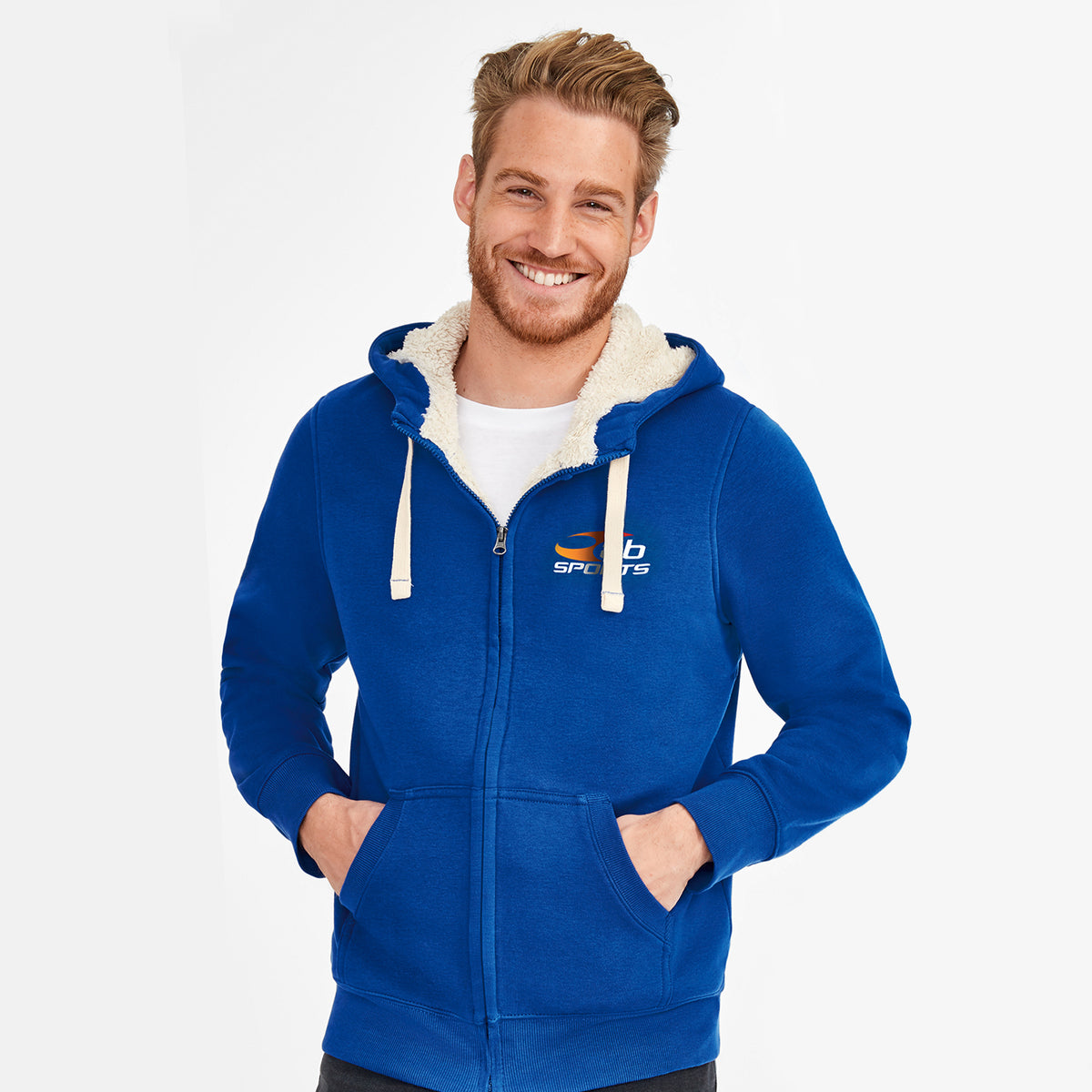 SOLS Sherpa Unisex Zipped Sweatshirt - Feature
