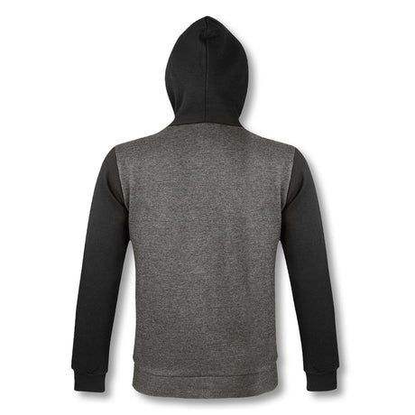 SOLS Silver Unisex Zipped Sweatshirt - Back
