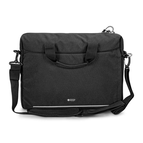Swiss Peak RFID Laptop Bag - Black