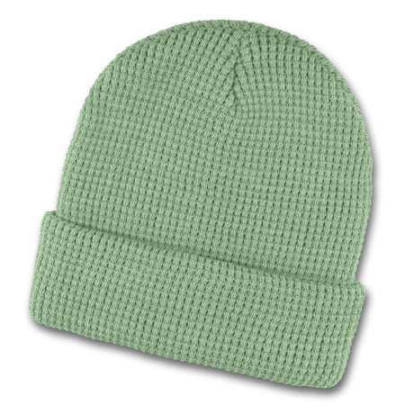 Galway Waffle Beanie - Sage