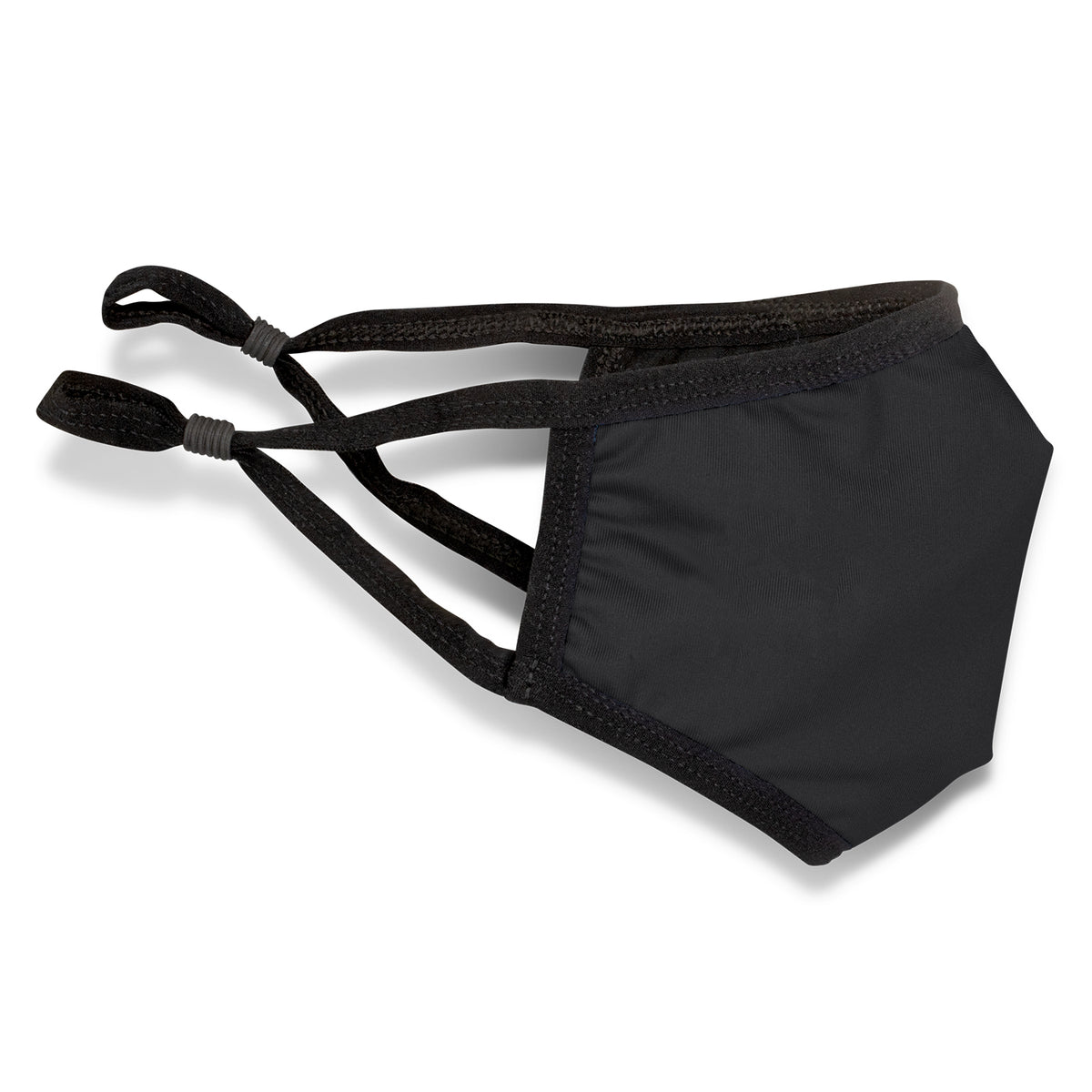 Reusable Cotton Face Mask Premium - Indent - Side View