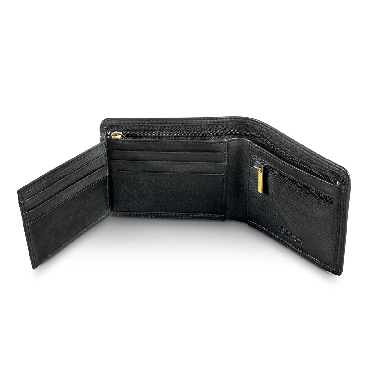 Pierre Cardin Leather Wallet - Open