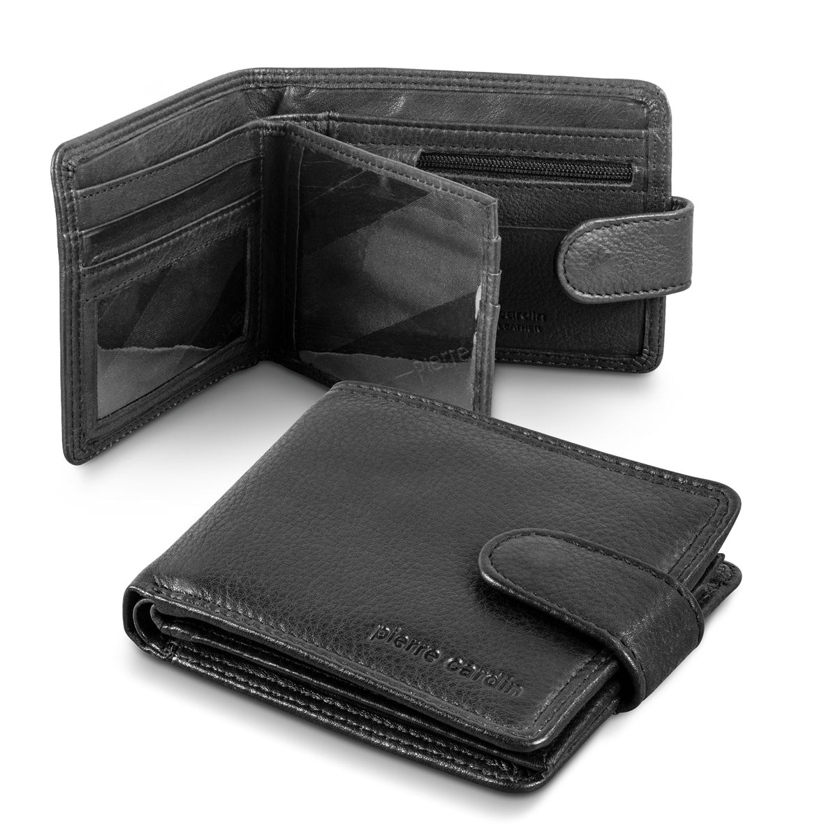 Pierre Cardin Leather Wallet and Belt Gift Set - Wallet