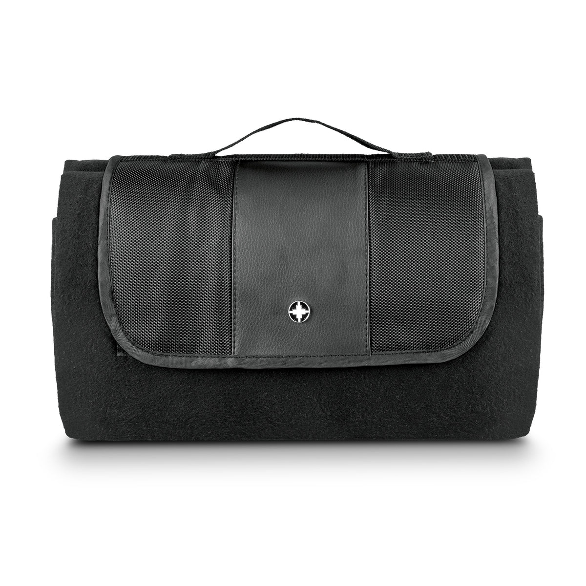 Swiss Peak Picnic Blanket - Black